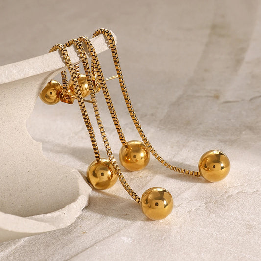 Celestial – Orbit Gold Earrings