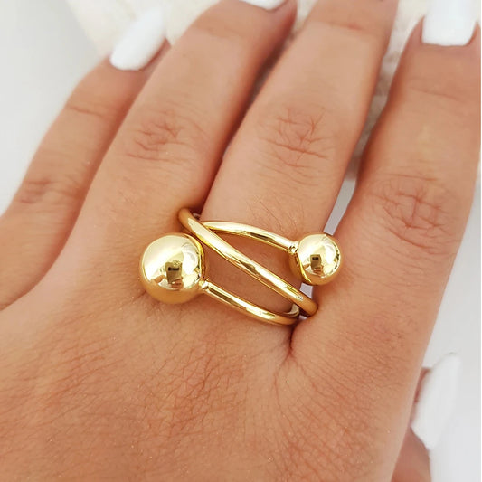 Celestial – Lyra Gold Ring